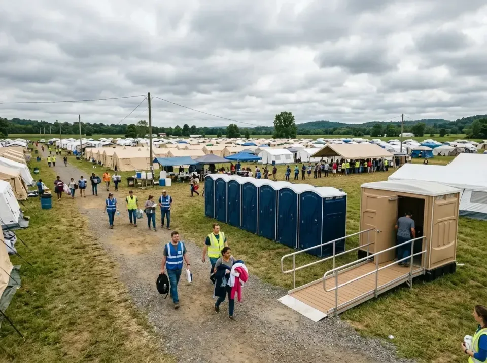 disaster-relief-camp-restrooms-010 — frequently asked questions, Dumpster & Portable Bathrooms Rental in South Boston, VA